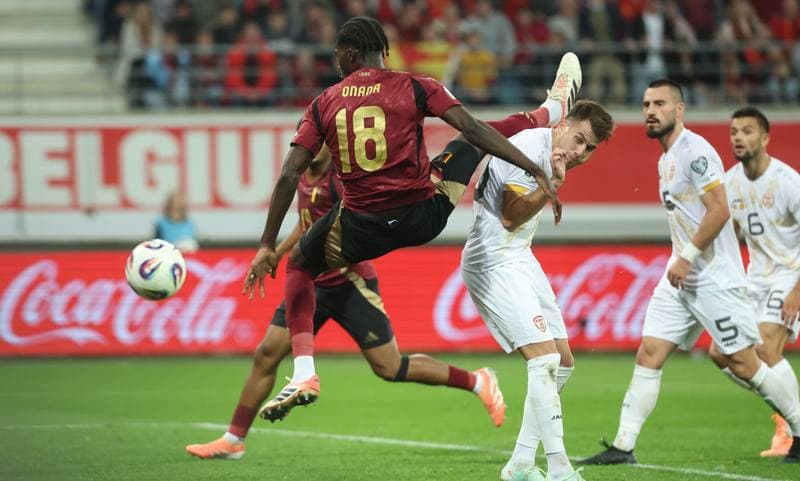 Football. FIFA World Cup Qualifiers. Belgium - North Macedonia. 10.10.2025