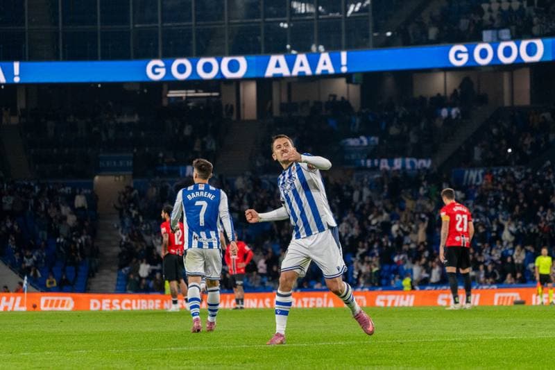 Football. La Liga. Real Sociedad - Mallorca. 16.03.2026
