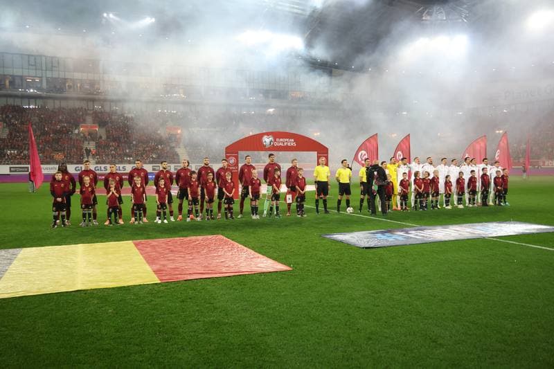 Football. FIFA World Cup Qualifiers. Belgium - North Macedonia. 10.10.2025