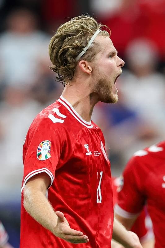 Football. UEFA EURO 2024. Denmark - England. 20.06.2024