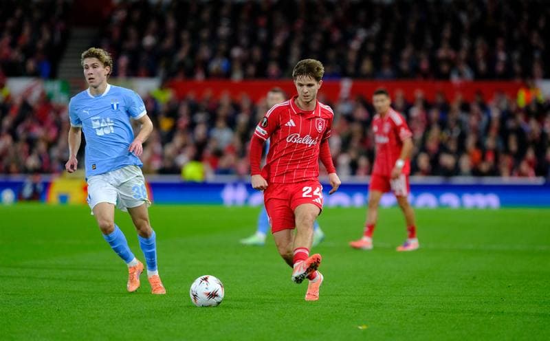 Football. UEFA Europa League. Nottingham Forest - Malmo FF. 27.11.2025