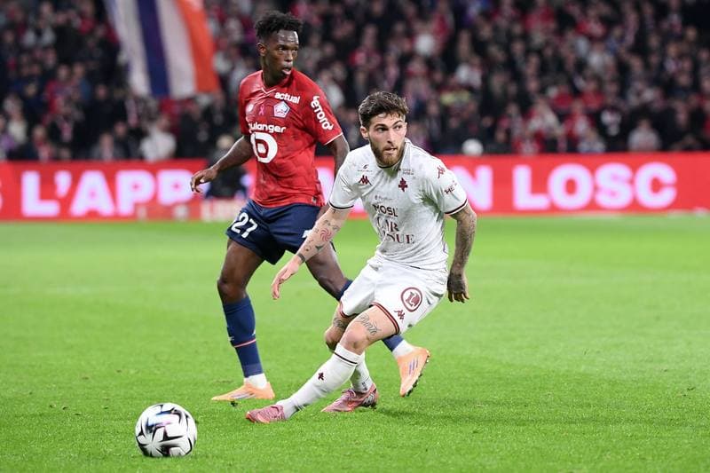 Football. Ligue 1 McDonald's. LOSC Lille - FC Metz. 26.10.2025