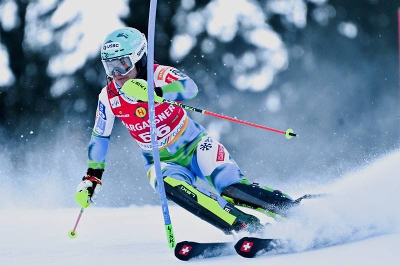 Alpine Skiing. Audi FIS World Cup. Women's Slalom. 04.01.2026