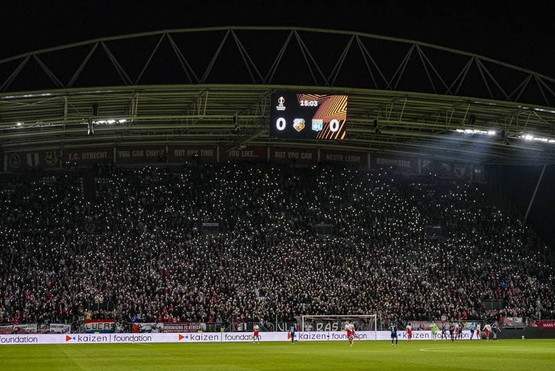 Football. UEFA Europa League. FC Utrecht - Olympique Lyon. 25.09.2025