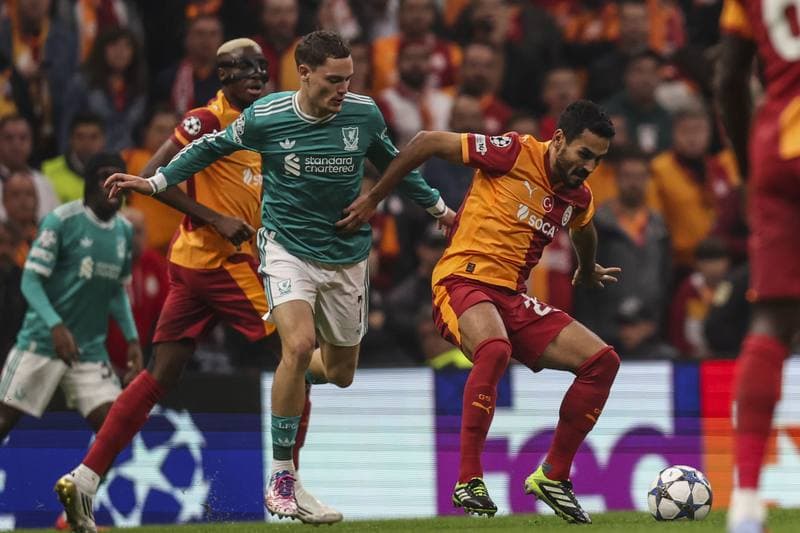 Football. UEFA Champions League. Galatasaray - Liverpool. 30.09.2025