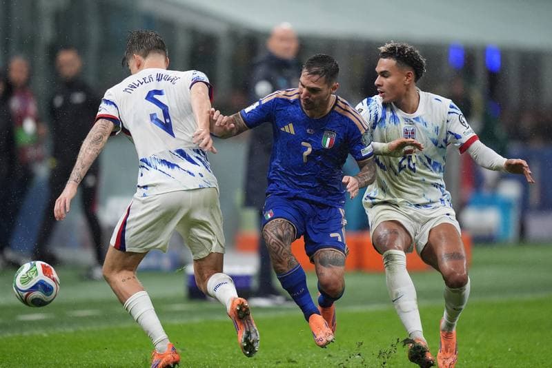 Football. FIFA World Cup Qualifiers. Italy - Norway. 16.11.2025