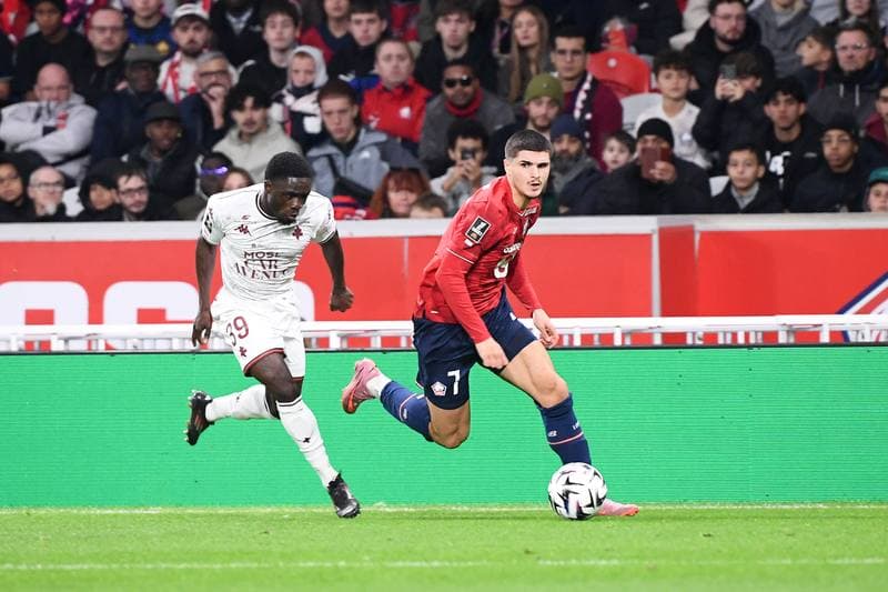 Football. Ligue 1 McDonald's. LOSC Lille - FC Metz. 26.10.2025