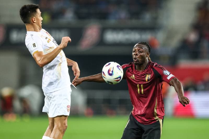Football. FIFA World Cup Qualifiers. Belgium - North Macedonia. 10.10.2025