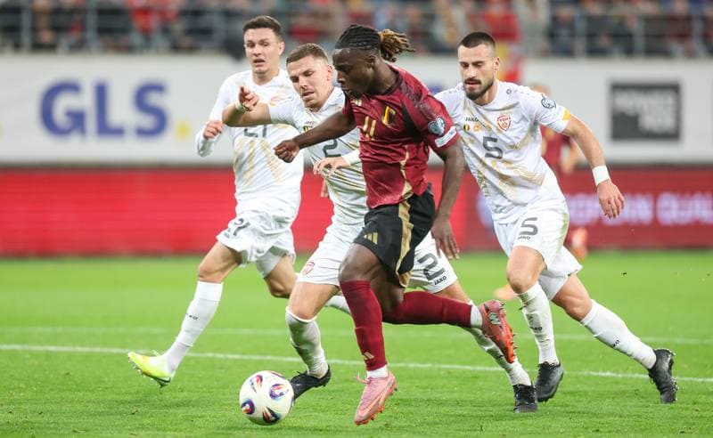 Football. FIFA World Cup Qualifiers. Belgium - North Macedonia. 10.10.2025