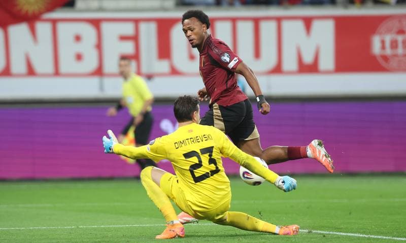 Football. FIFA World Cup Qualifiers. Belgium - North Macedonia. 10.10.2025