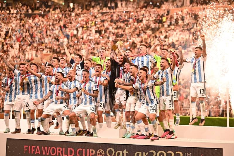 Football. FIFA World Cup. Argentina - France. 18.12.2022