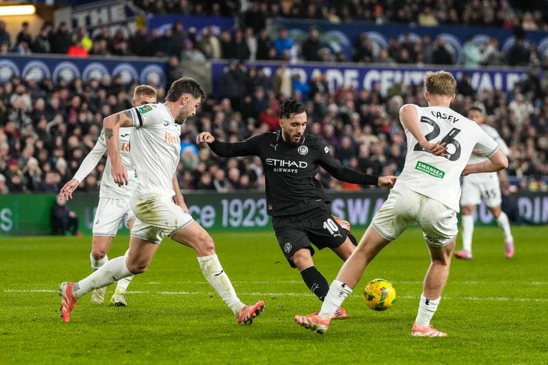 Football. Carabao Cup. Swansea City - Manchester City. 29.10.2025