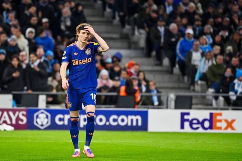 Football. UEFA Champions League. Olympique de Marseille - Newcastle United. 25.11.2025