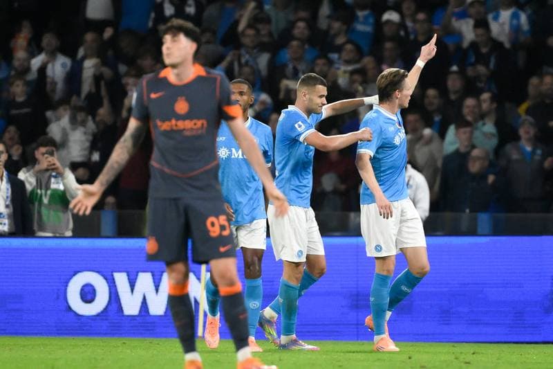 Football. Serie A. SSC Napoli - FC Internazionale. 25.10.2025