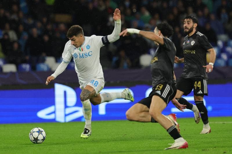 Football. UEFA Champions League. Napoli - Qarabag. 25.11.2025
