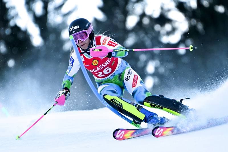 Alpine Skiing. Audi FIS World Cup. Women's Slalom. 04.01.2026