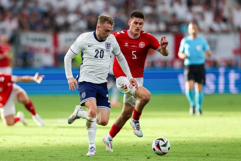 Football. UEFA EURO 2024. Denmark - England. 20.06.2024