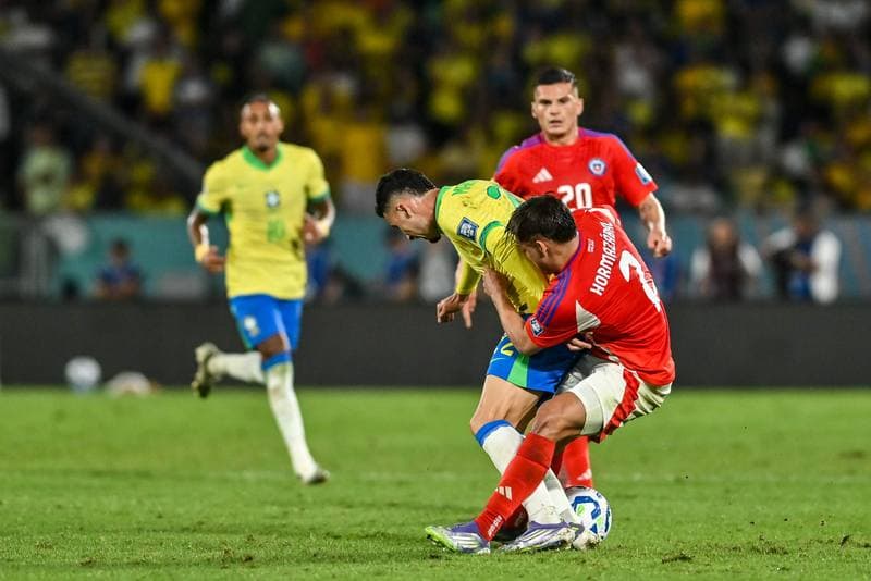Football. FIFA World Cup Qualifiers. Brazil - Chile. 04.09.2025