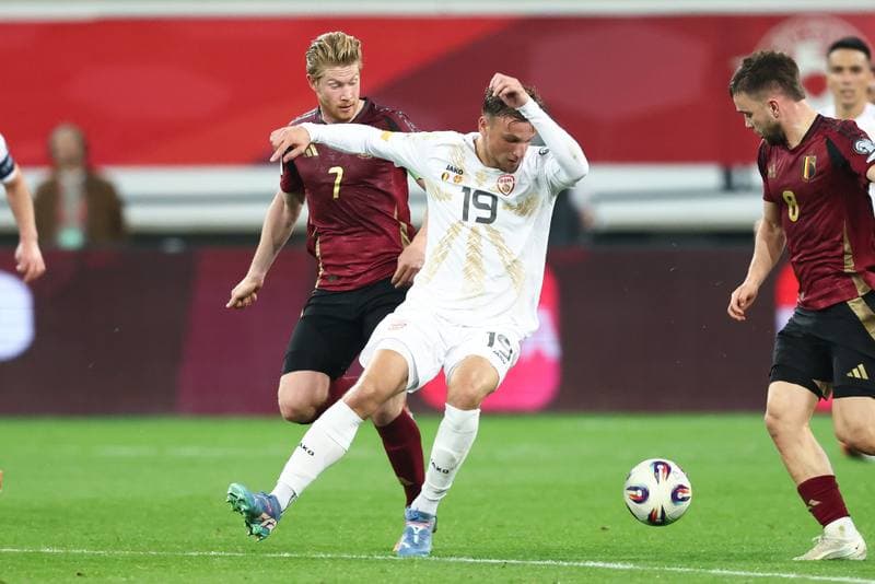 Football. FIFA World Cup Qualifiers. Belgium - North Macedonia. 10.10.2025