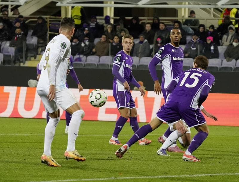 Football. UEFA Europa Conference League. Fiorentina - AEK Athens. 27.11.2025