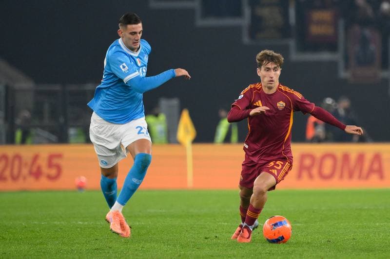 Football. Serie A. AS Roma - SSC Napoli. 30.11.2025