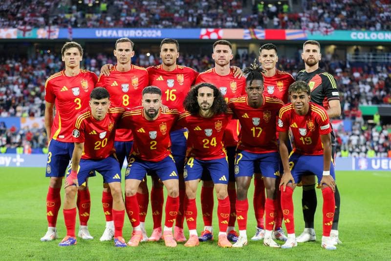 Football. UEFA EURO 2024. Spain - Georgia. 30.06.2024