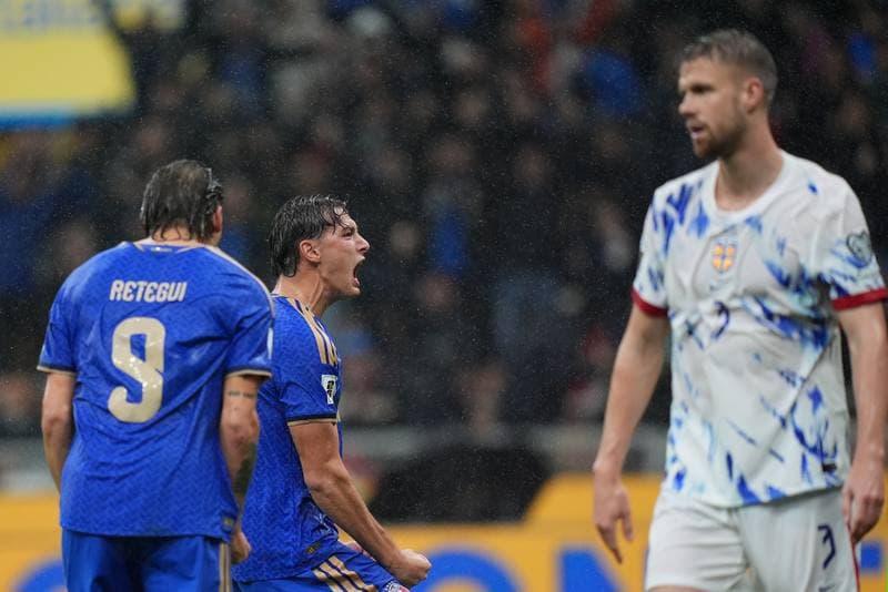 Football. FIFA World Cup Qualifiers. Italy - Norway. 16.11.2025