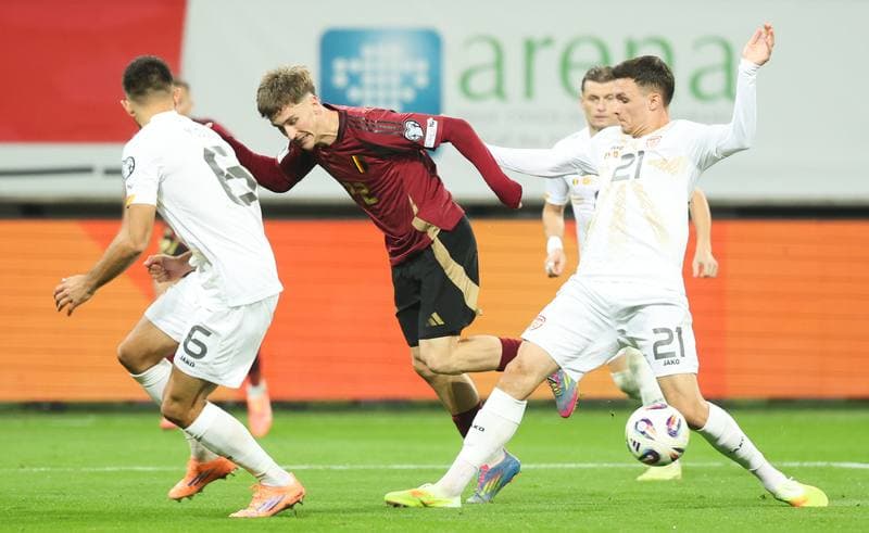 Football. FIFA World Cup Qualifiers. Belgium - North Macedonia. 10.10.2025