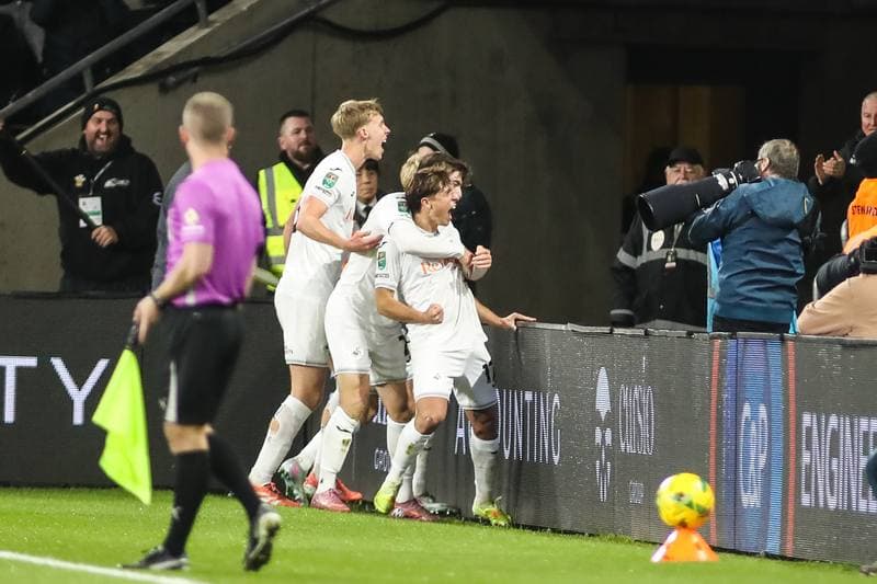 Football. Carabao Cup. Swansea City - Manchester City. 29.10.2025
