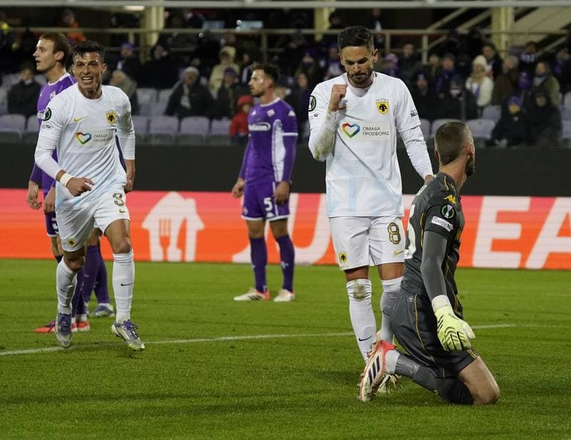 Football. UEFA Europa Conference League. Fiorentina - AEK Athens. 27.11.2025