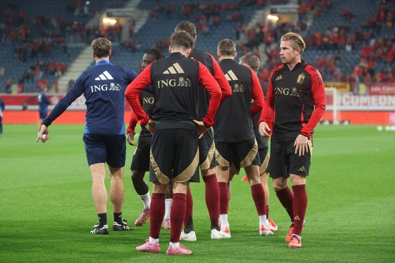 Football. FIFA World Cup Qualifiers. Belgium - North Macedonia. 10.10.2025