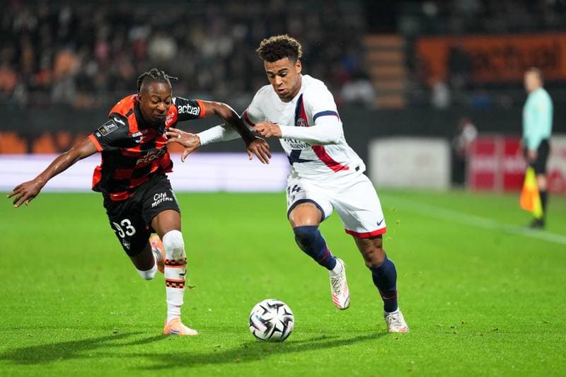 Football. Ligue 1. FC Lorient - Paris Saint-Germain. 29.10.2025