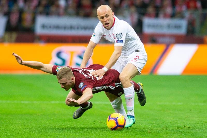 Football. Euro 2020 Qualifiers. Poland - Latvia. 24.03.2019