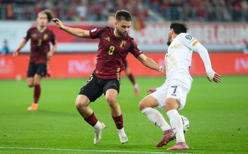 Football. FIFA World Cup Qualifiers. Belgium - North Macedonia. 10.10.2025