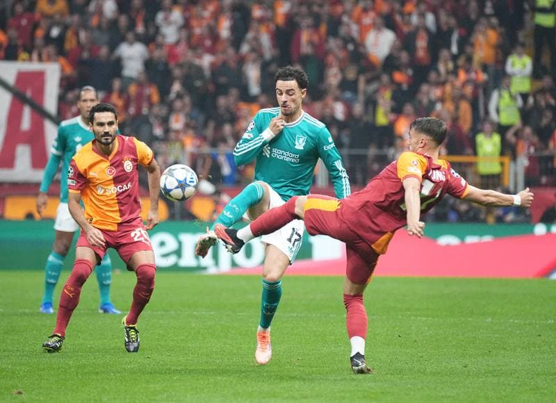 Football. UEFA Champions League. Galatasaray - Liverpool. 30.09.2025