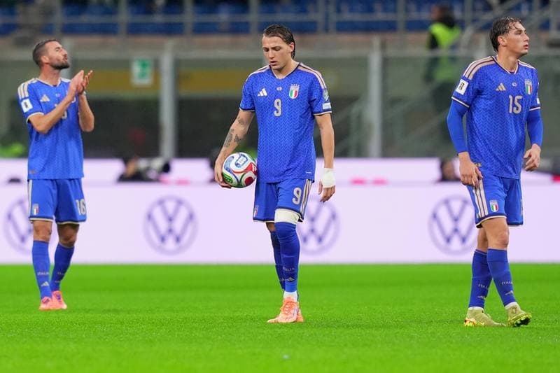 Football. FIFA World Cup Qualifiers. Italy - Norway. 16.11.2025