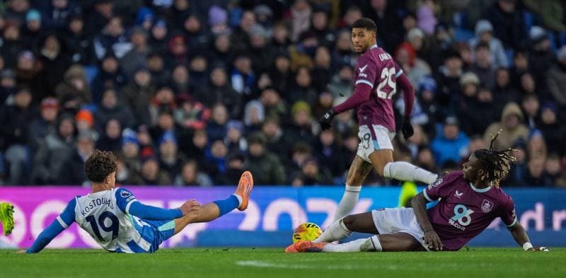 Football. Premier League. Brighton and Hove Albion - Burnley. 03.01.2026