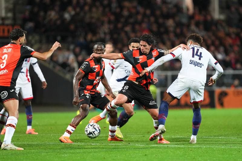 Football. Ligue 1. FC Lorient - Paris Saint-Germain. 29.10.2025