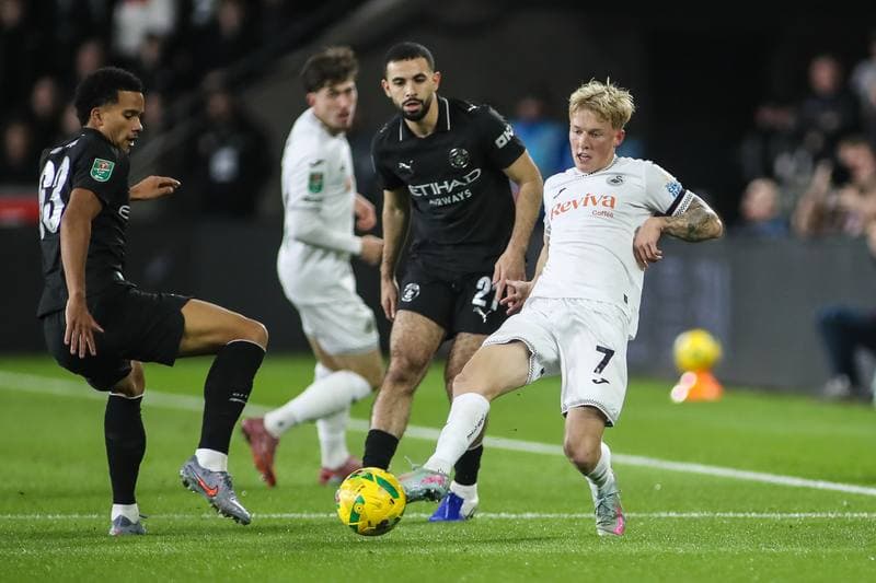 Football. Carabao Cup. Swansea City - Manchester City. 29.10.2025