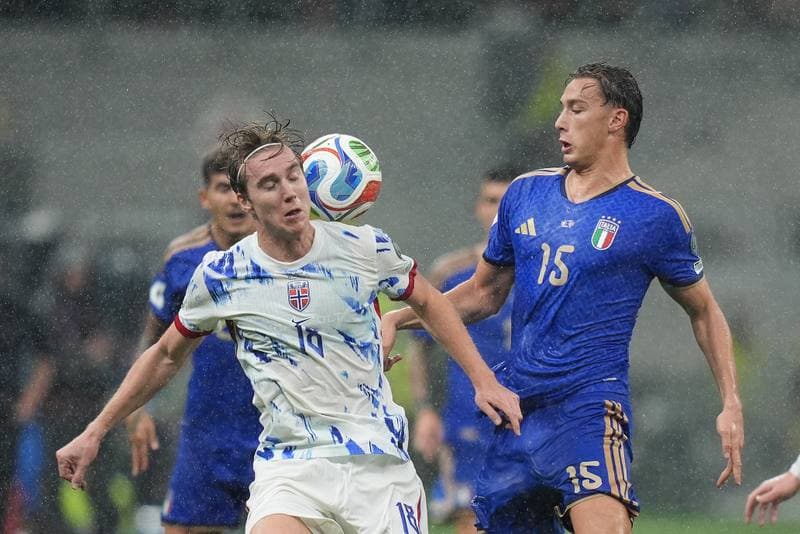 Football. FIFA World Cup Qualifiers. Italy - Norway. 16.11.2025