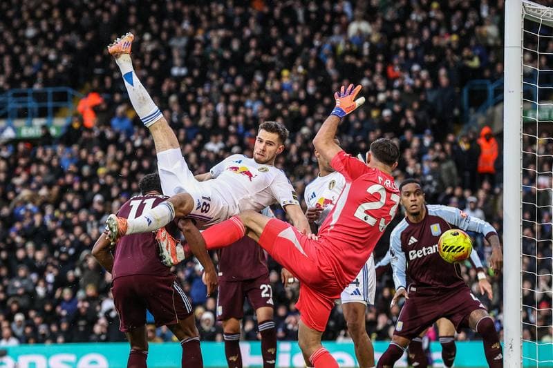 Football. Premier League. Leeds United - Aston Villa. 23.11.2025
