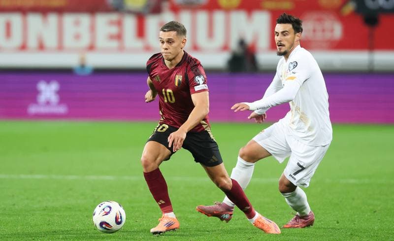 Football. FIFA World Cup Qualifiers. Belgium - North Macedonia. 10.10.2025