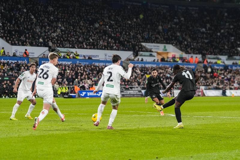 Football. Carabao Cup. Swansea City - Manchester City. 29.10.2025