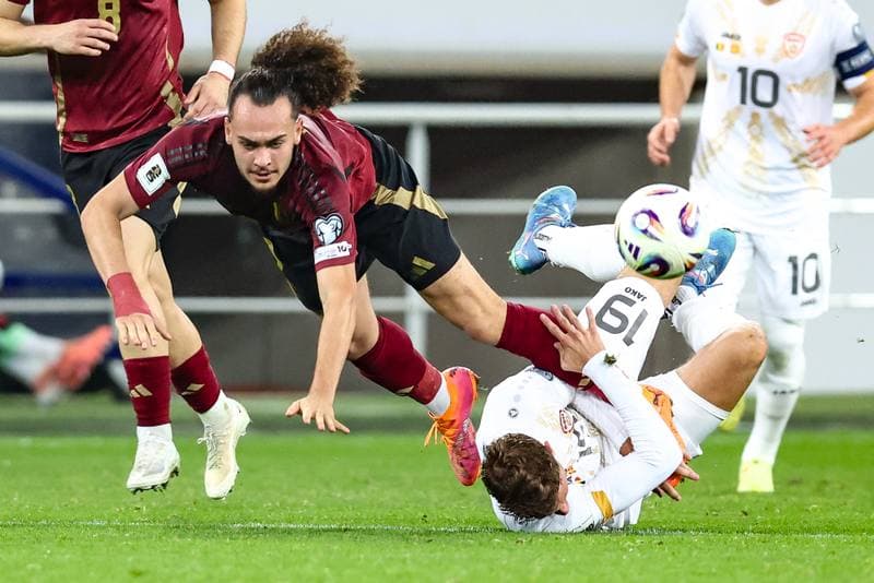 Football. FIFA World Cup Qualifiers. Belgium - North Macedonia. 10.10.2025