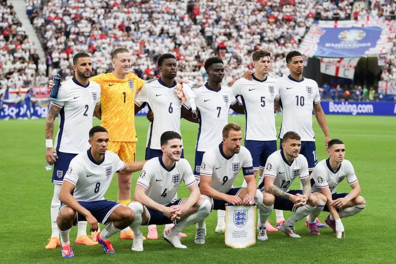Football. UEFA EURO 2024. Denmark - England. 20.06.2024