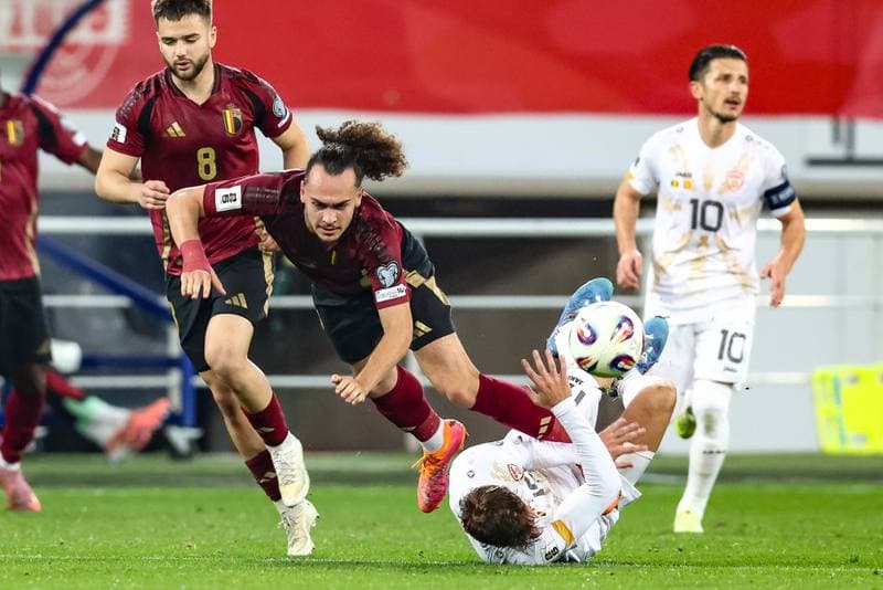 Football. FIFA World Cup Qualifiers. Belgium - North Macedonia. 10.10.2025