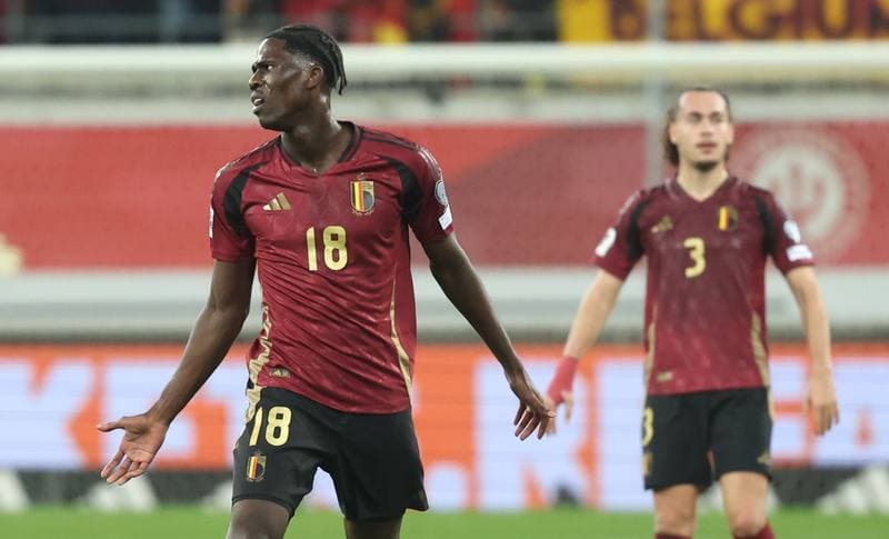 Football. FIFA World Cup Qualifiers. Belgium - North Macedonia. 10.10.2025