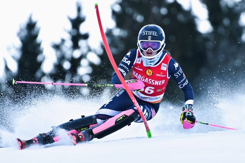Alpine Skiing. Audi FIS World Cup. Women's Slalom. 04.01.2026