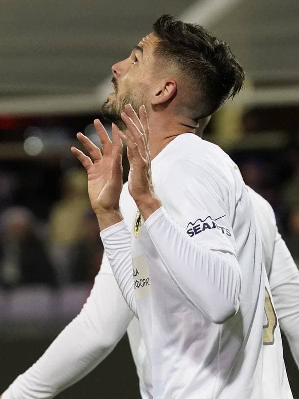 Football. UEFA Europa Conference League. Fiorentina - AEK Athens. 27.11.2025