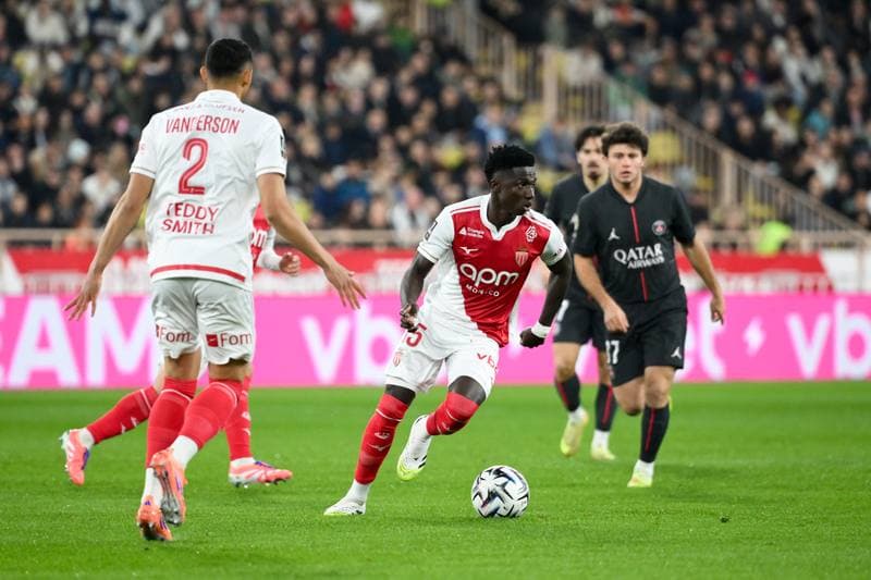 Football. Ligue 1. AS Monaco - Paris Saint-Germain. 29.11.2025